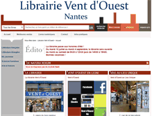 Tablet Screenshot of librairie-nantes.fr